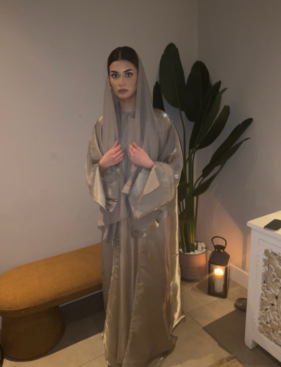 Haya حياء Grey Abaya